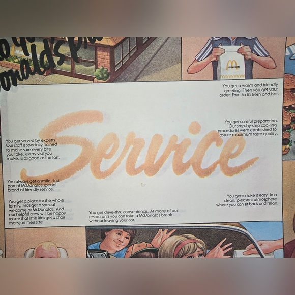 Vintage 1981 Mcdonalds Placemats 25-26 Total Rare Set, Hard to Find. - Picture 3 of 12